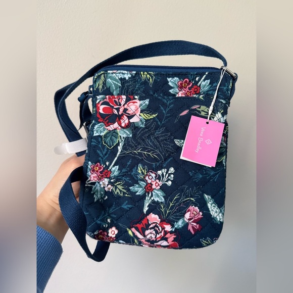 Vera Bradley Handbags - VERA BRADLEY RFID Mini Hipster in Recycled Cotton NWT